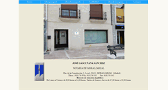Desktop Screenshot of notariamoralzarzal.com